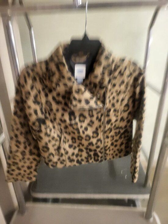 Old Navy Other - Vintage Old Navy Animal Print Motorcycle Jacket